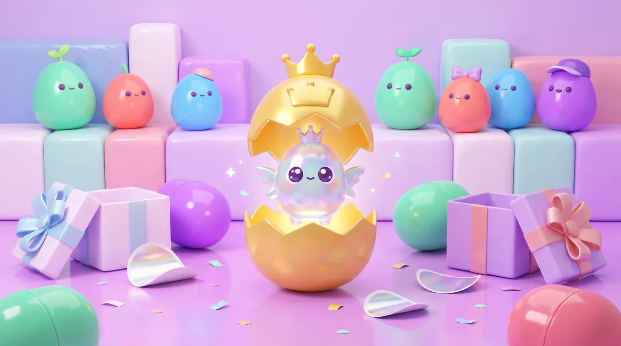 Egg Surprise — Peel, snap, pop and crack open mystery OvOs!