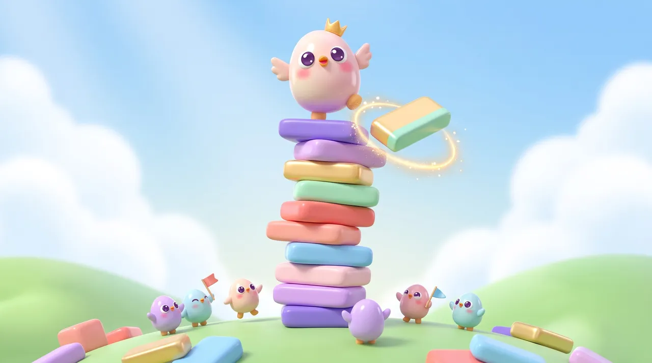 Stack Tower — Tap to drop. Stack it perfect, stack it high!